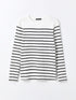 LC Waikiki Crew Neck Striped Long Sleeve Women's T-shirt